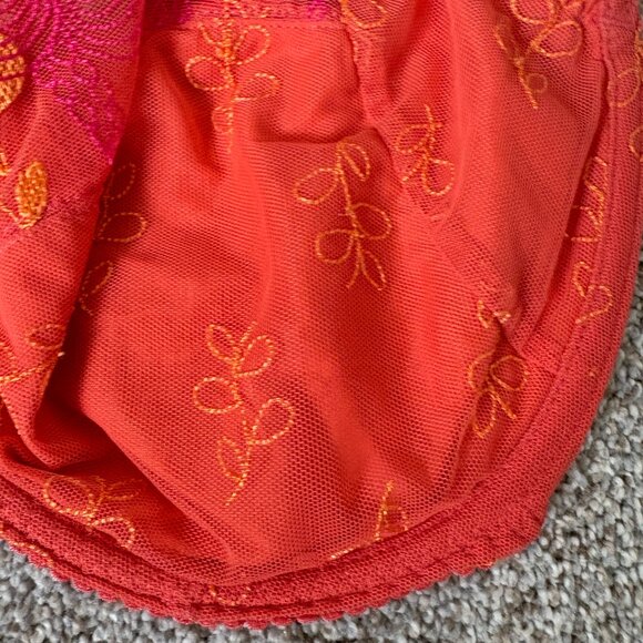 Prima Donna Bra UK 36G Orange Embroidered Flowers - Picture 4 of 10